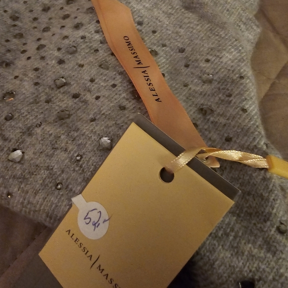 Alessia Massimo Crystal Embellished scarf - Picture 5 of 6